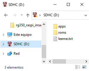 External SD in PC