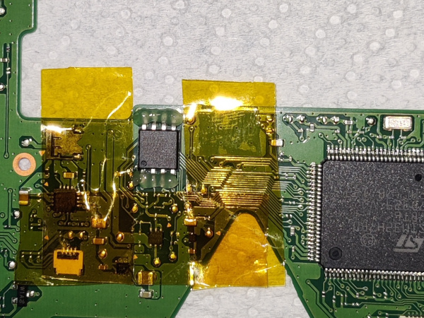 Retirar chip flash original 1