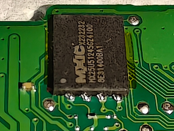 Retirar chip flash original 4