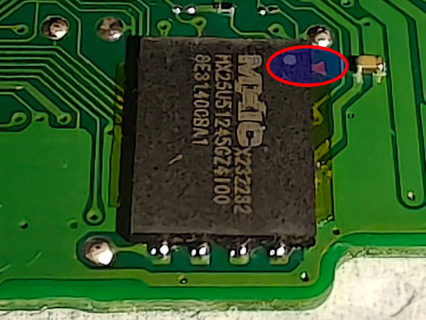 Retirar chip flash original 5